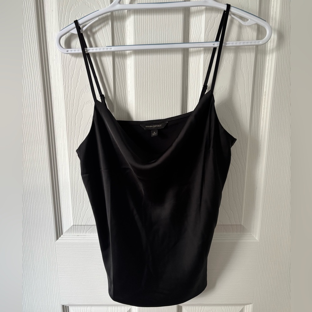 Banana republic silk cowl neck tank